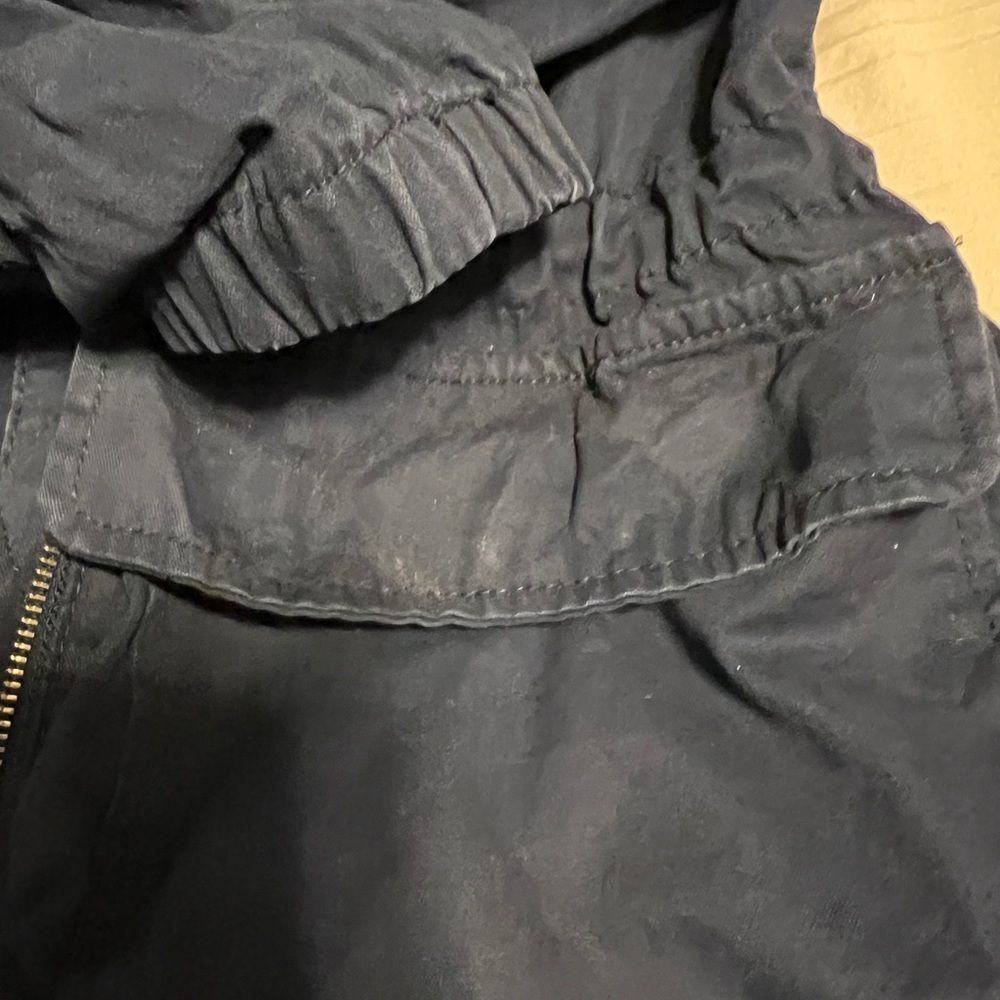 Old Navy Blue Utility Jacket with Structured Shoulders - Picture 6 of 8